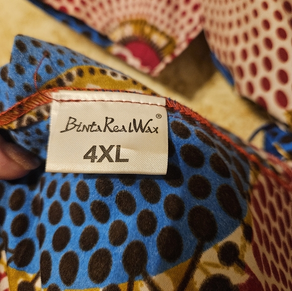 African Print Dress BintaRealWax( See Measurements!) Adjustable Waist! - Picture 12 of 12